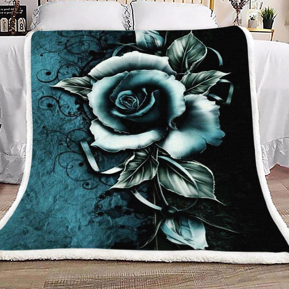 Rose CG1110128TT Sherpa Fleece Blanket