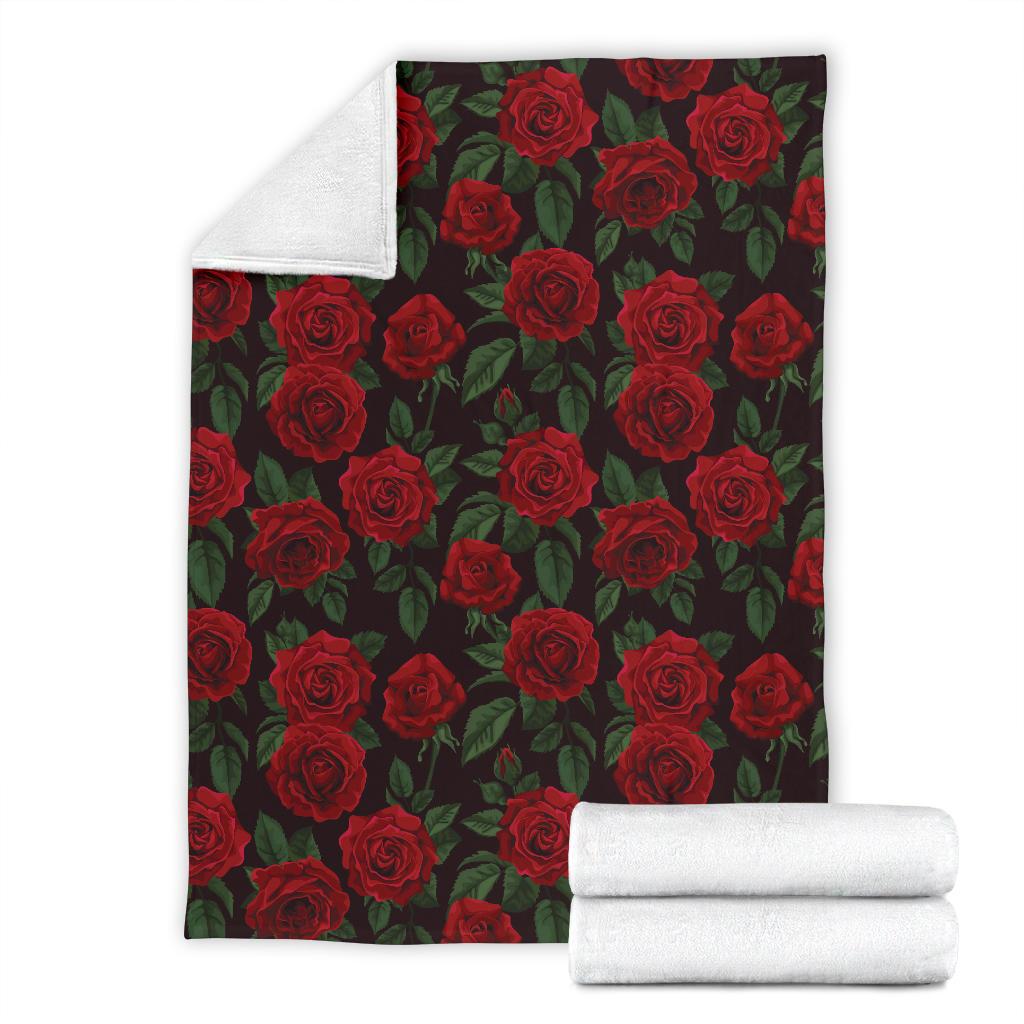 Rose CL04100201F Sherpa Fleece Blanket