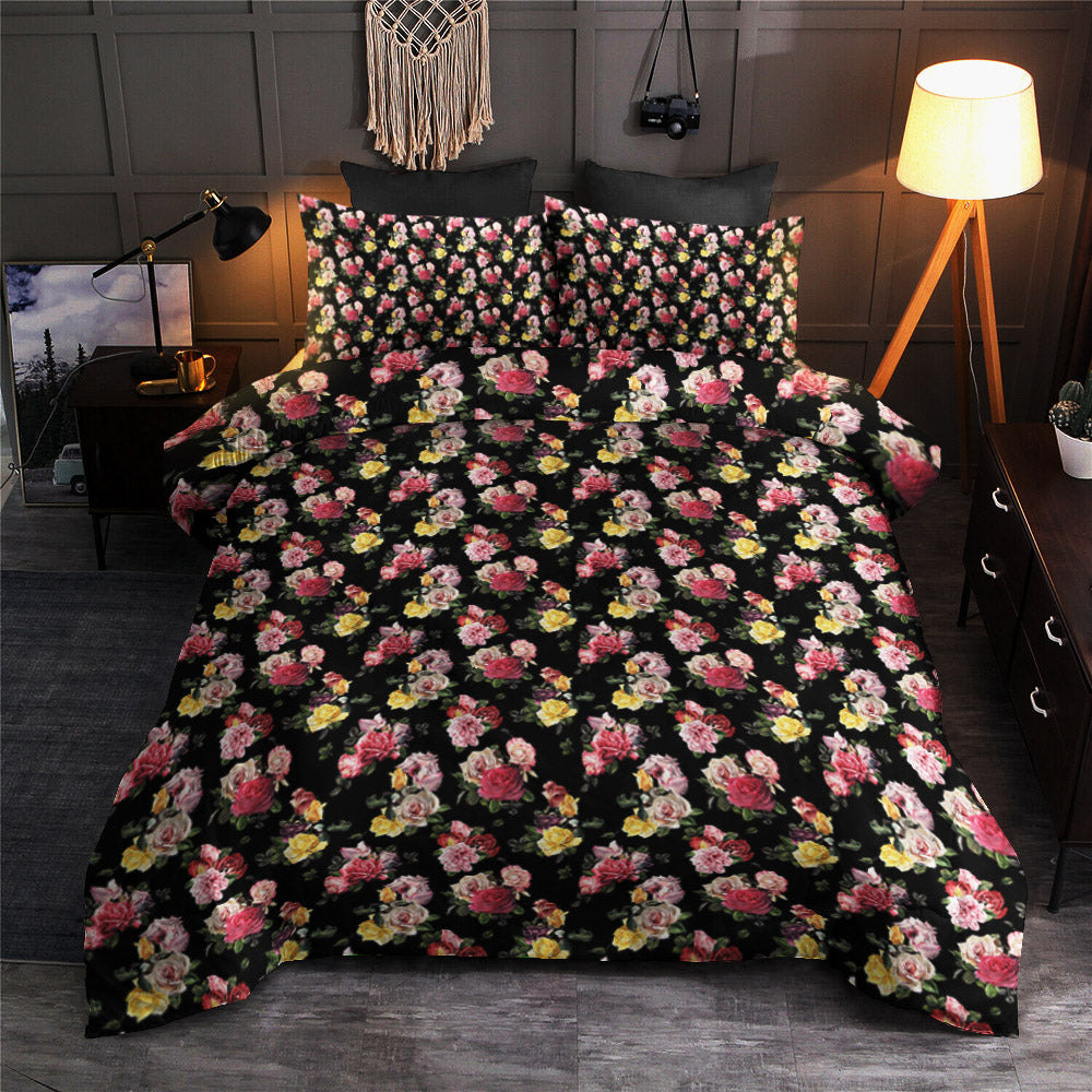 Rose Pattern Print Design CLA19101456B Bedding Sets