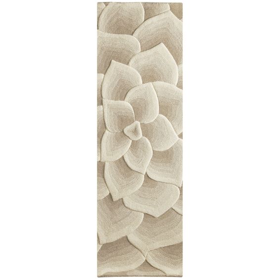 Rose Tufted Ivory CLA0510187RU Runner Rug