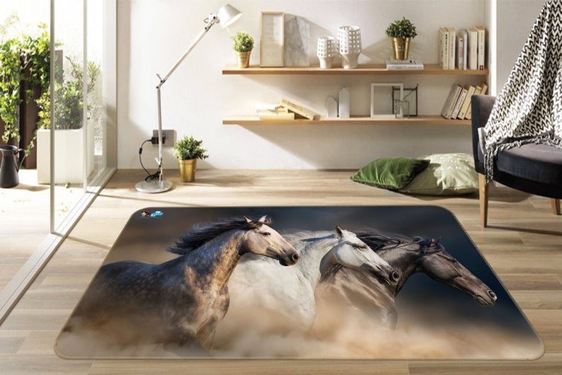 Running Horses CLA0310235R Rug