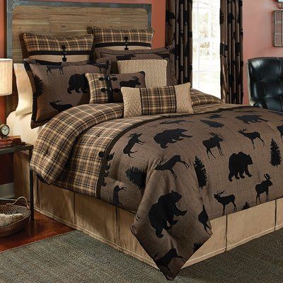 Rustic Bear And Moose CLA0510366B Bedding Sets