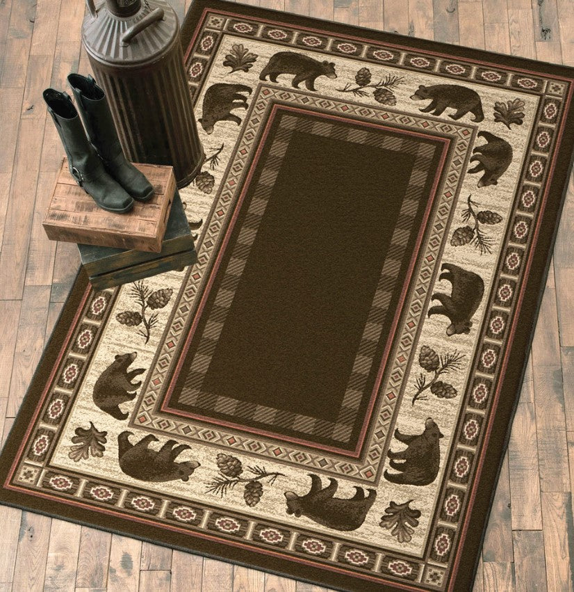 Rustic Bear CLA0410095R Rug