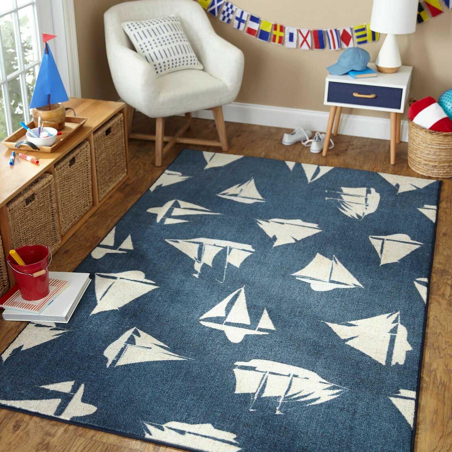 Sailboat Nautical CLM0310211M Rug