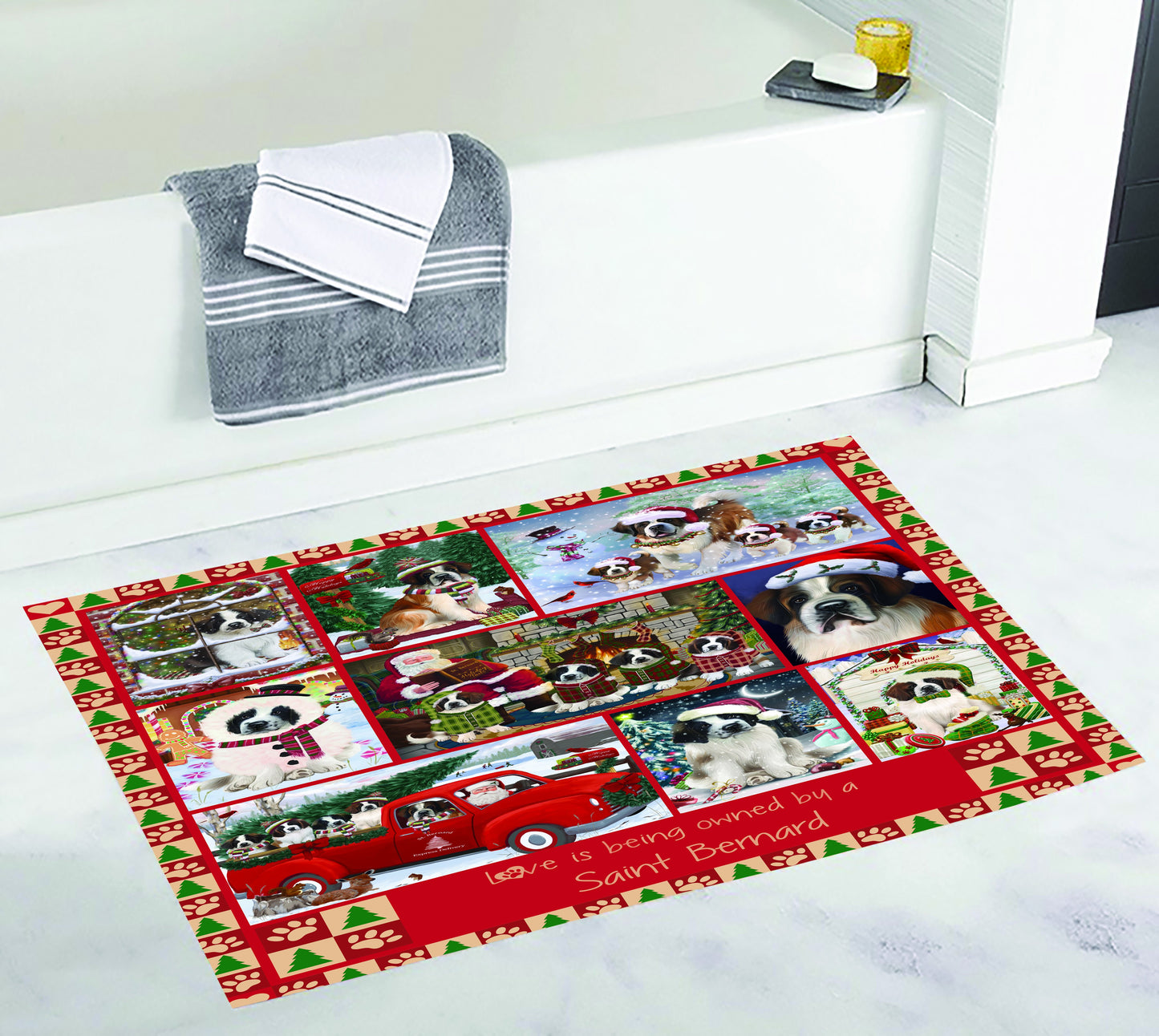 Saint Bernards CL18110812MDD Non-slip Door mats