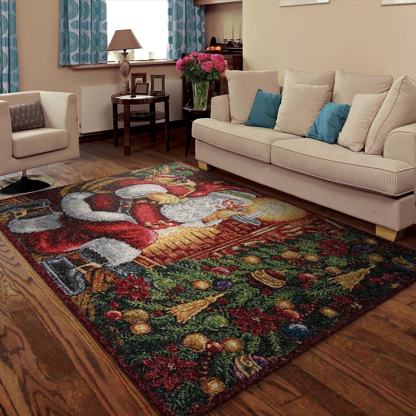 Santa Claus Christmas HM1810198M Rug