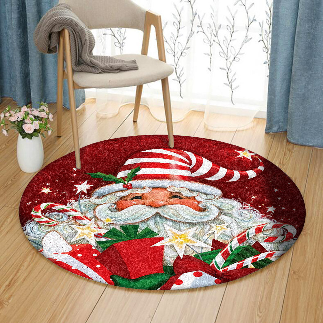 Santa Claus HT0210120TM Round Area Rug