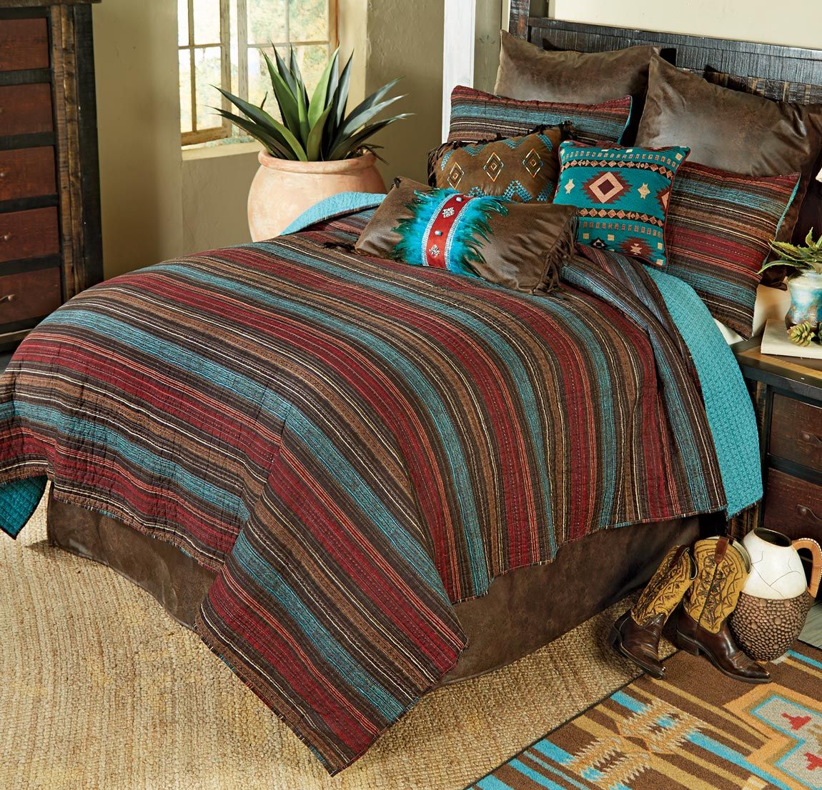 Santa Fe Stripes CLP260941B Bedding Sets