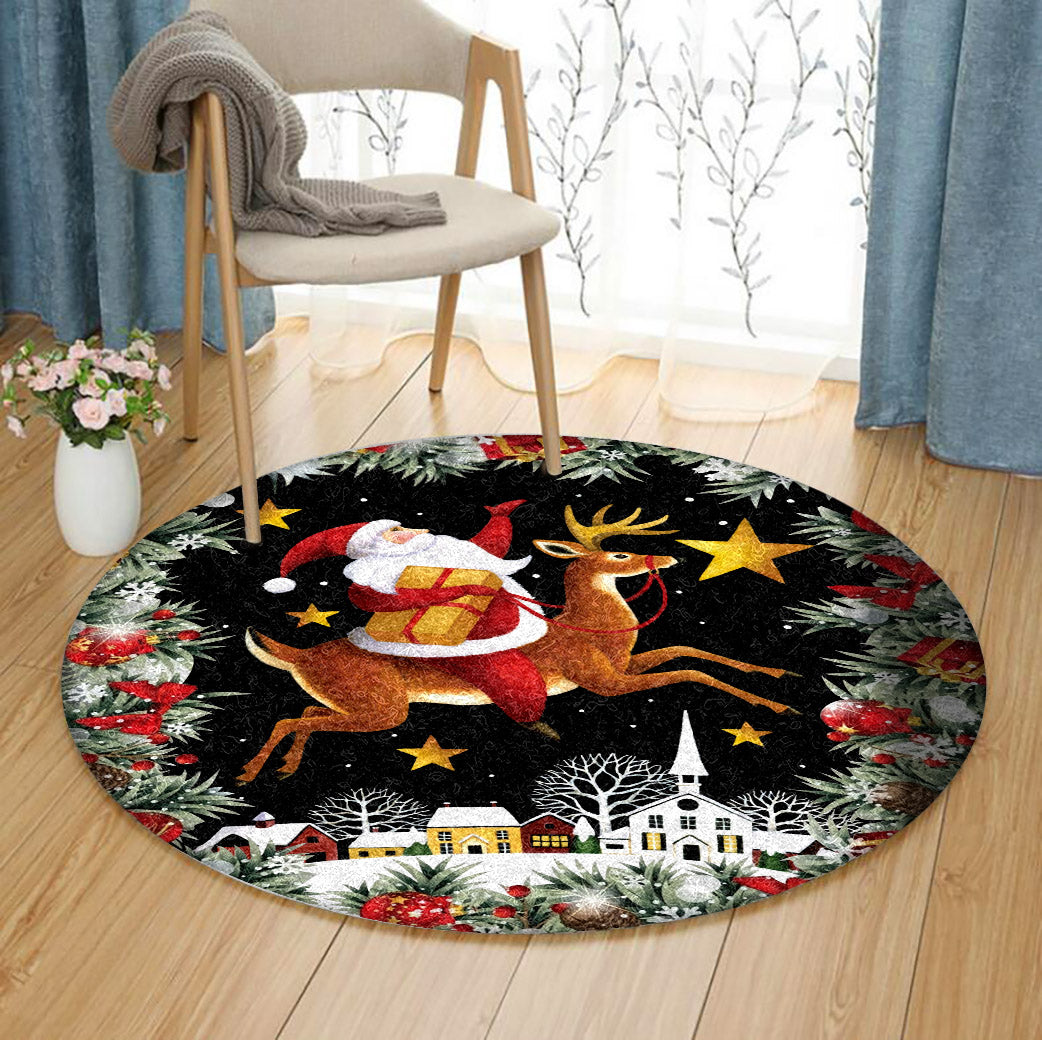 Santa NP1810017RR Round Area Rug