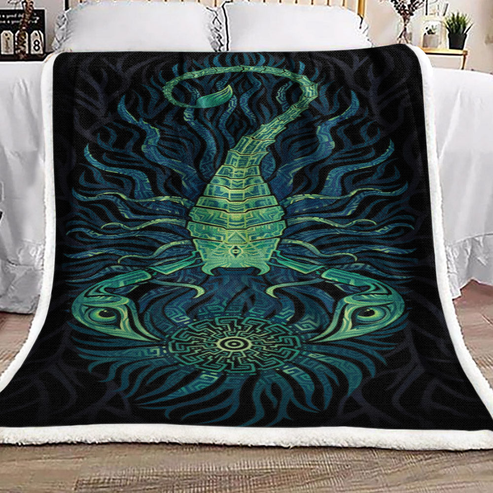 Scorpion VD0211246F Sherpa Fleece Blanket