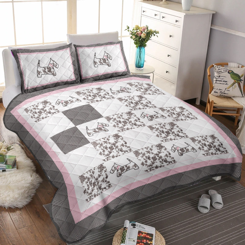 Scottie Scottish Terrier CLM1410172B Quilt Bedding Set