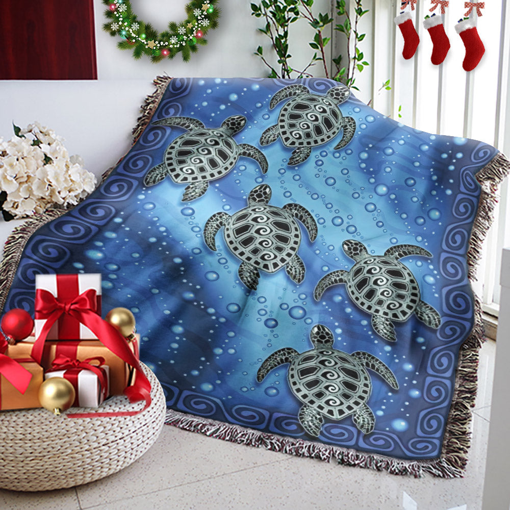 Sea Turtle TN2510124S Throw Blankets For Sofa