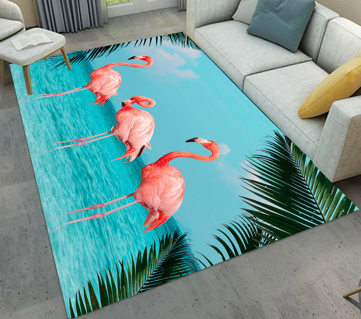 Seaside Flamingo CL04100127MDR Rug