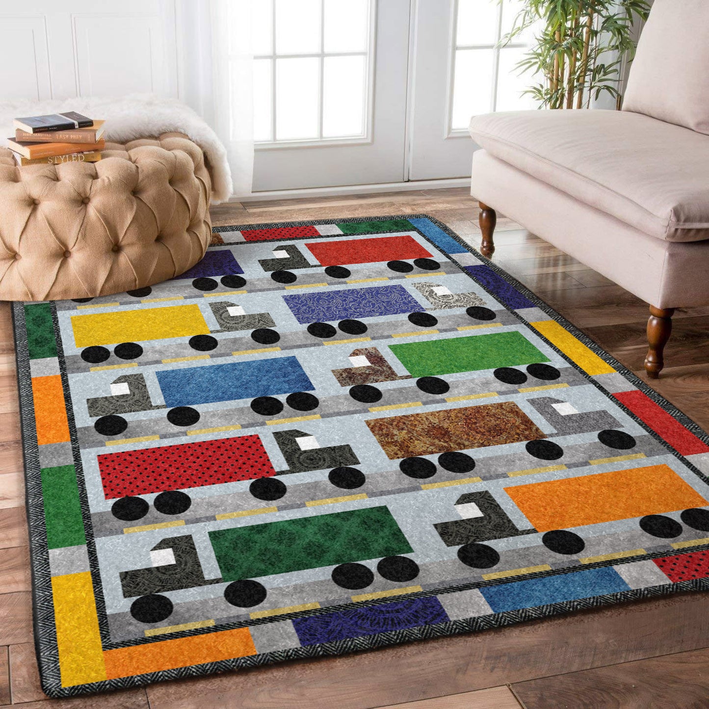 Semi Truck HM1610173M Rug