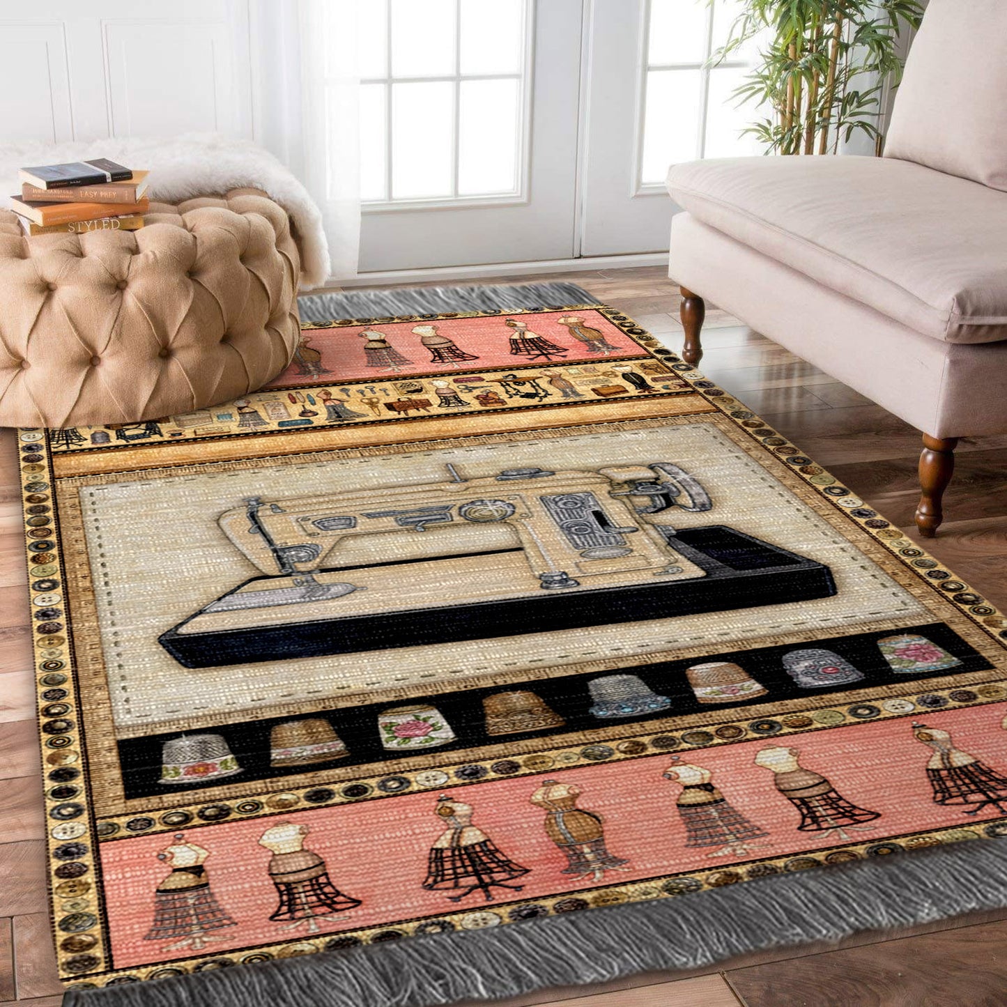 Sewing CG2309067F Decorative Floor-cloth