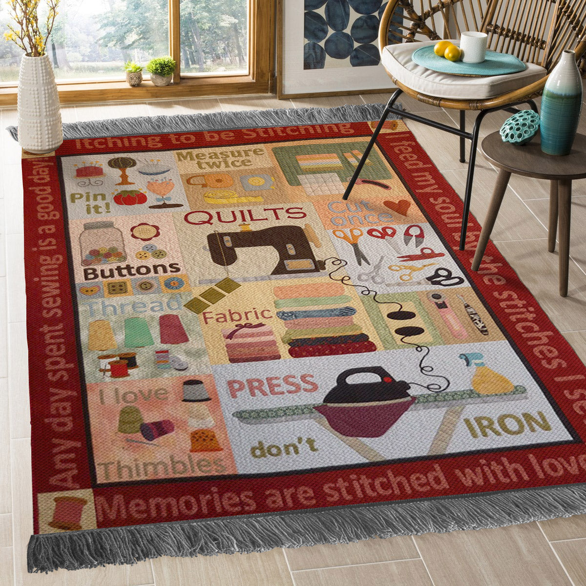 Sewing HN1210107O Decorative Floor-cloth