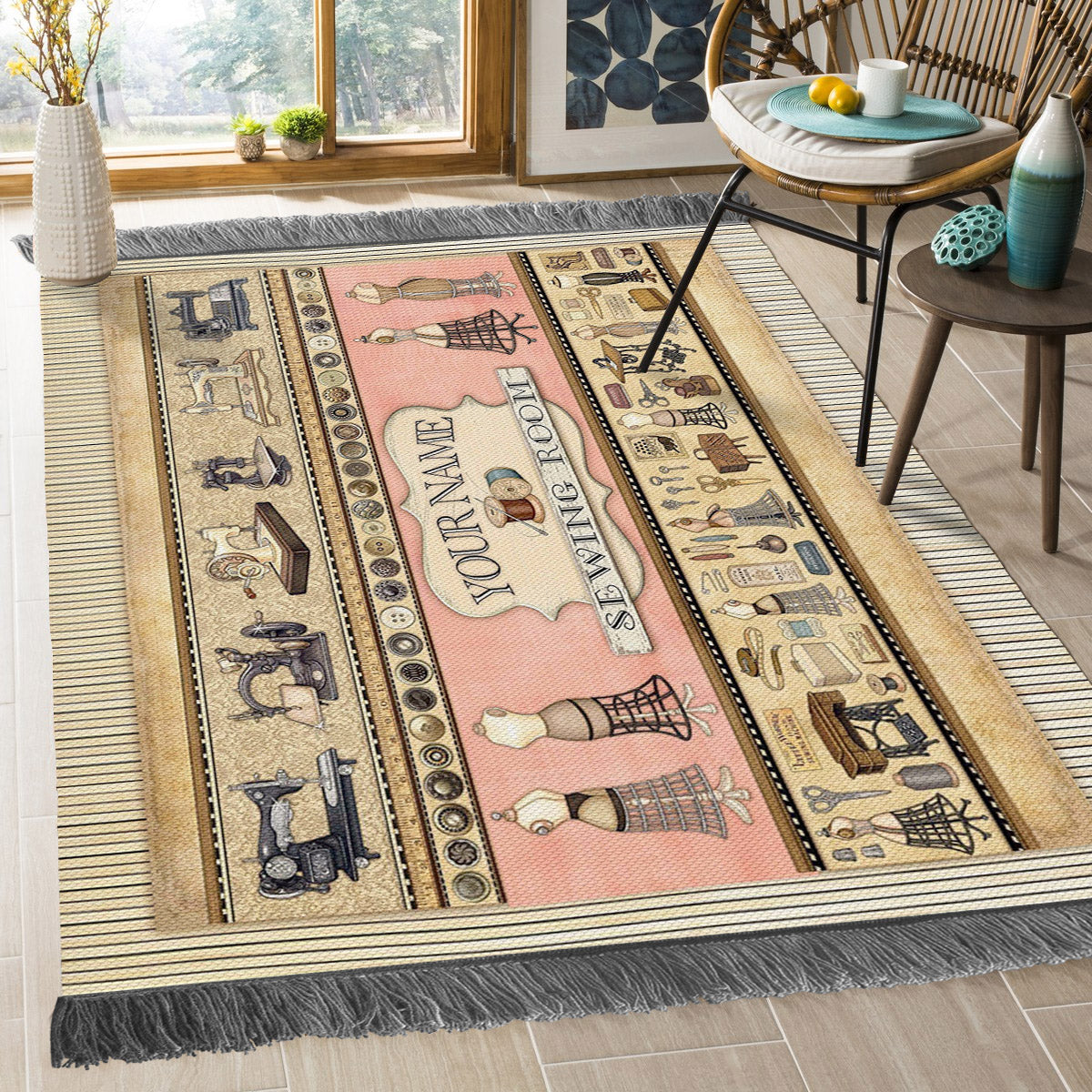 Sewing HN2309114O Decorative Floor-cloth