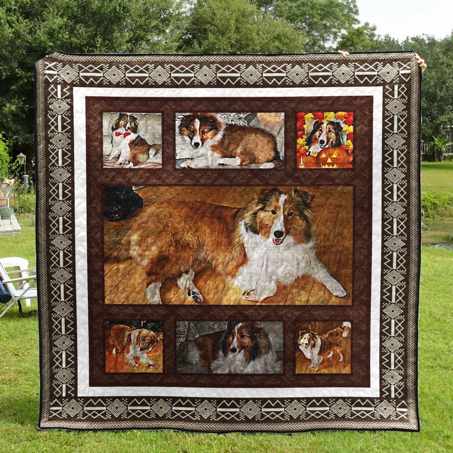 Sheltie CLH0711358Q Quilt Blanket