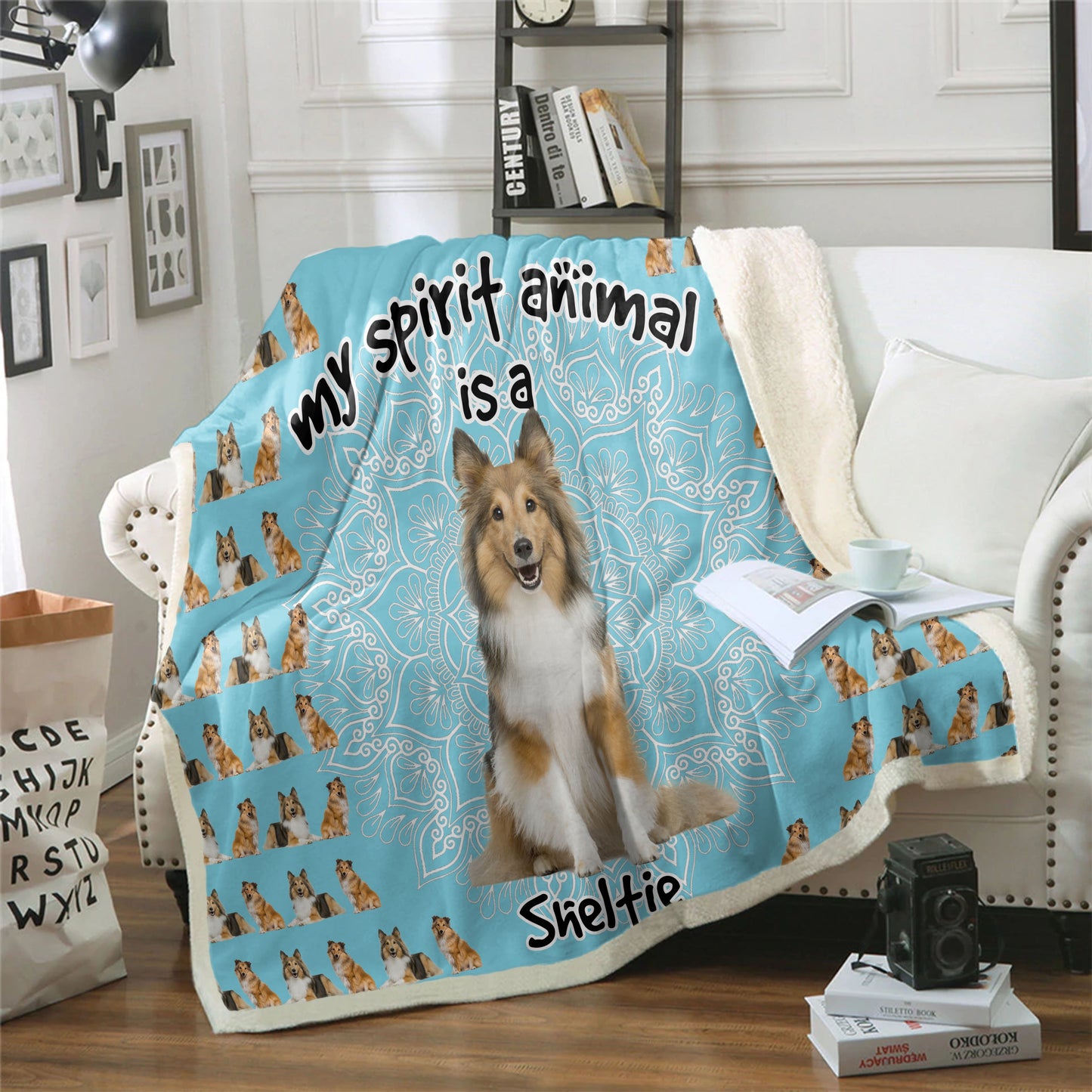 Sheltie CL02111341MDF Sherpa Fleece Blanket