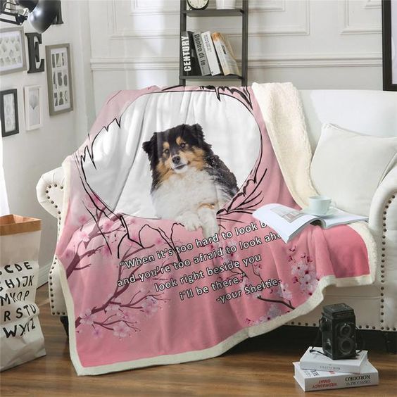 Sheltie CLA0810418F Sherpa Fleece Blanket