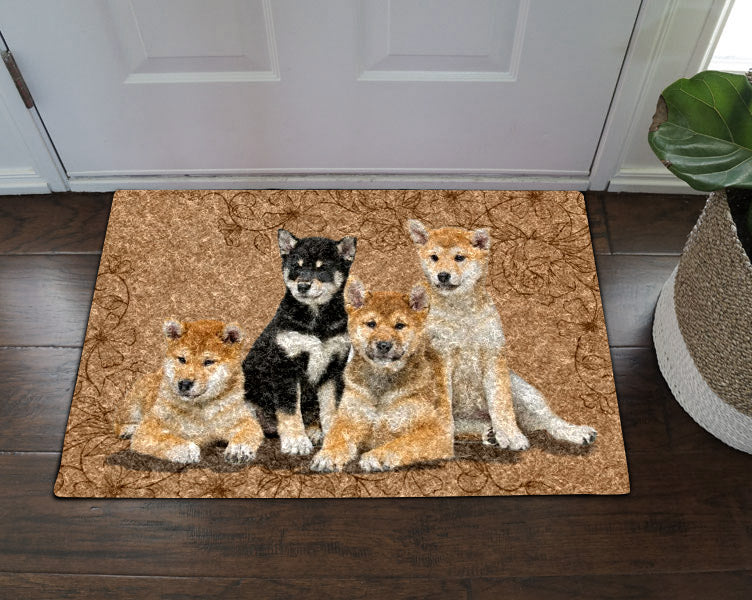 Shiba Inu HN09100069D Non-slip Door mats