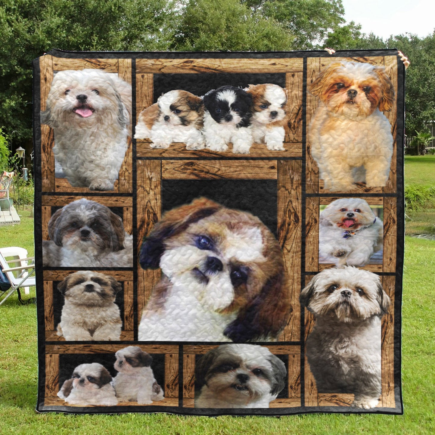 Shih Tzu CL05100086MDQ Quilt Blanket