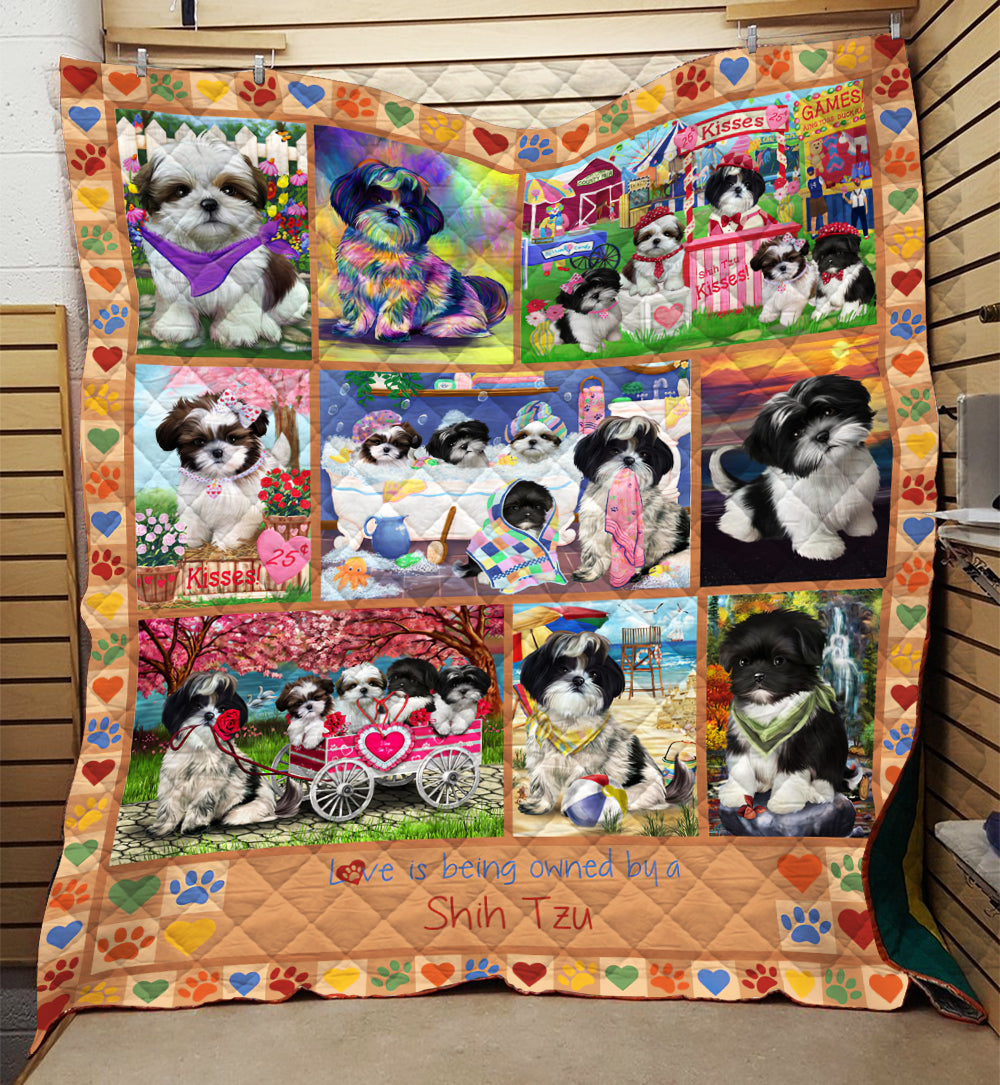 Shih Tzu Quilt Blanket HN281003M