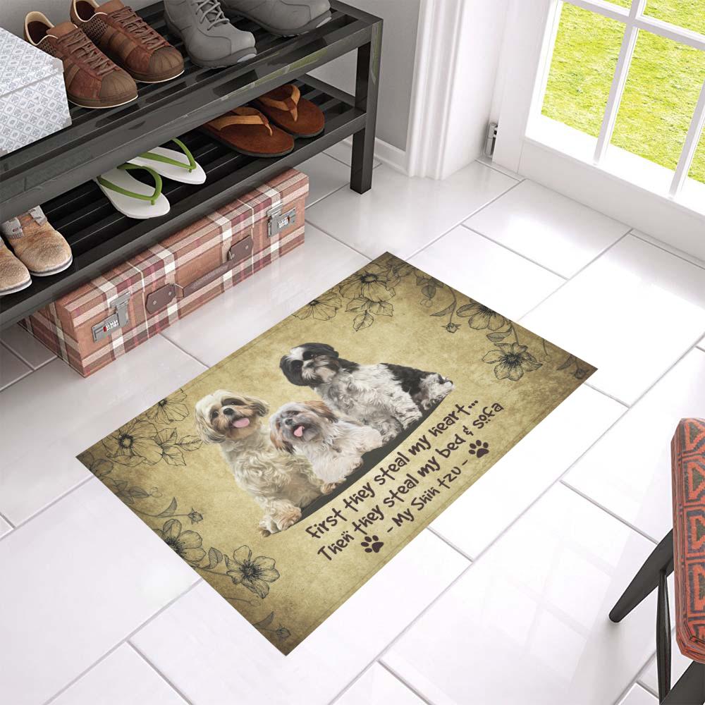 Shih Tzu CL02110421MDD Non-slip Door mats