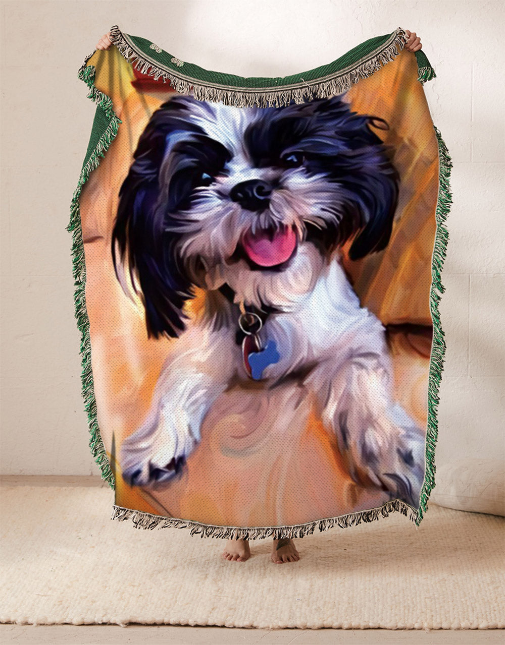 Shih Tzu ML1710150S Throw Blankets For Sofa