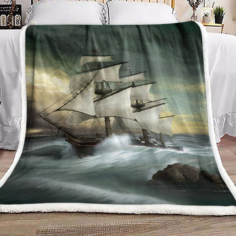 Ship ML0110215F Sherpa Fleece Blanket