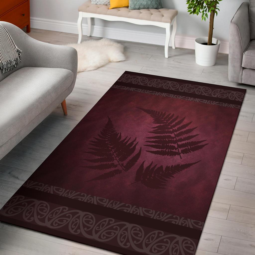 Silver Fern Red Style CL02120174MDR Rug