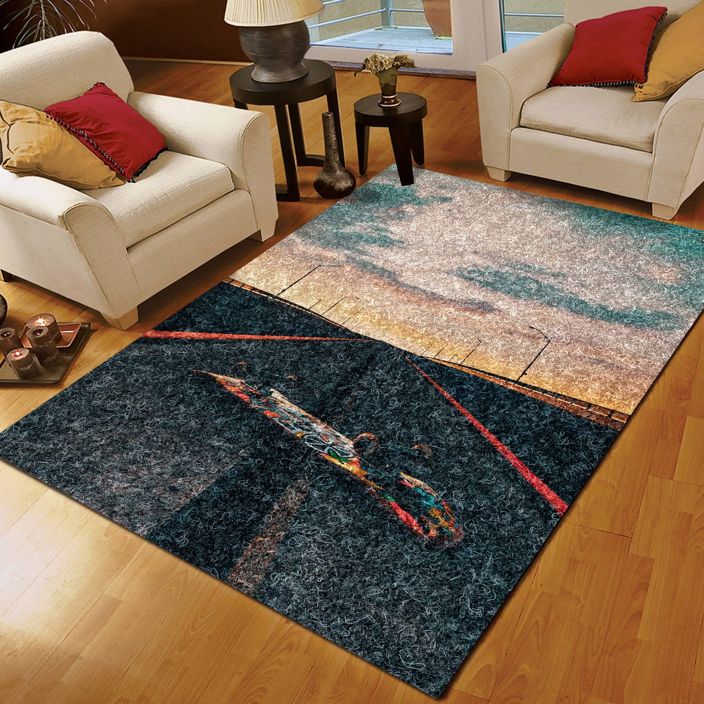 Skateboarding BL240883R Rug