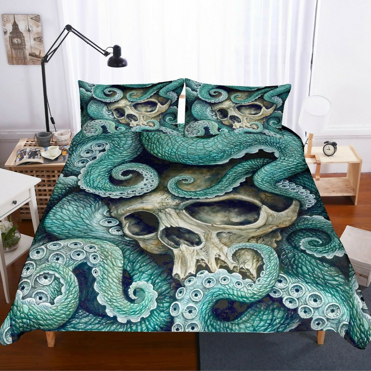 Skeleton Octopus CLH0210147B Bedding Sets