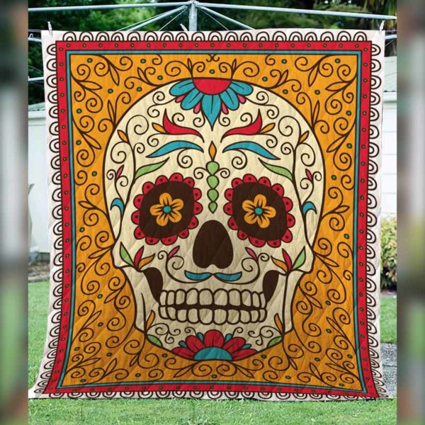 Skull CLM1510111 Quilt Blanket
