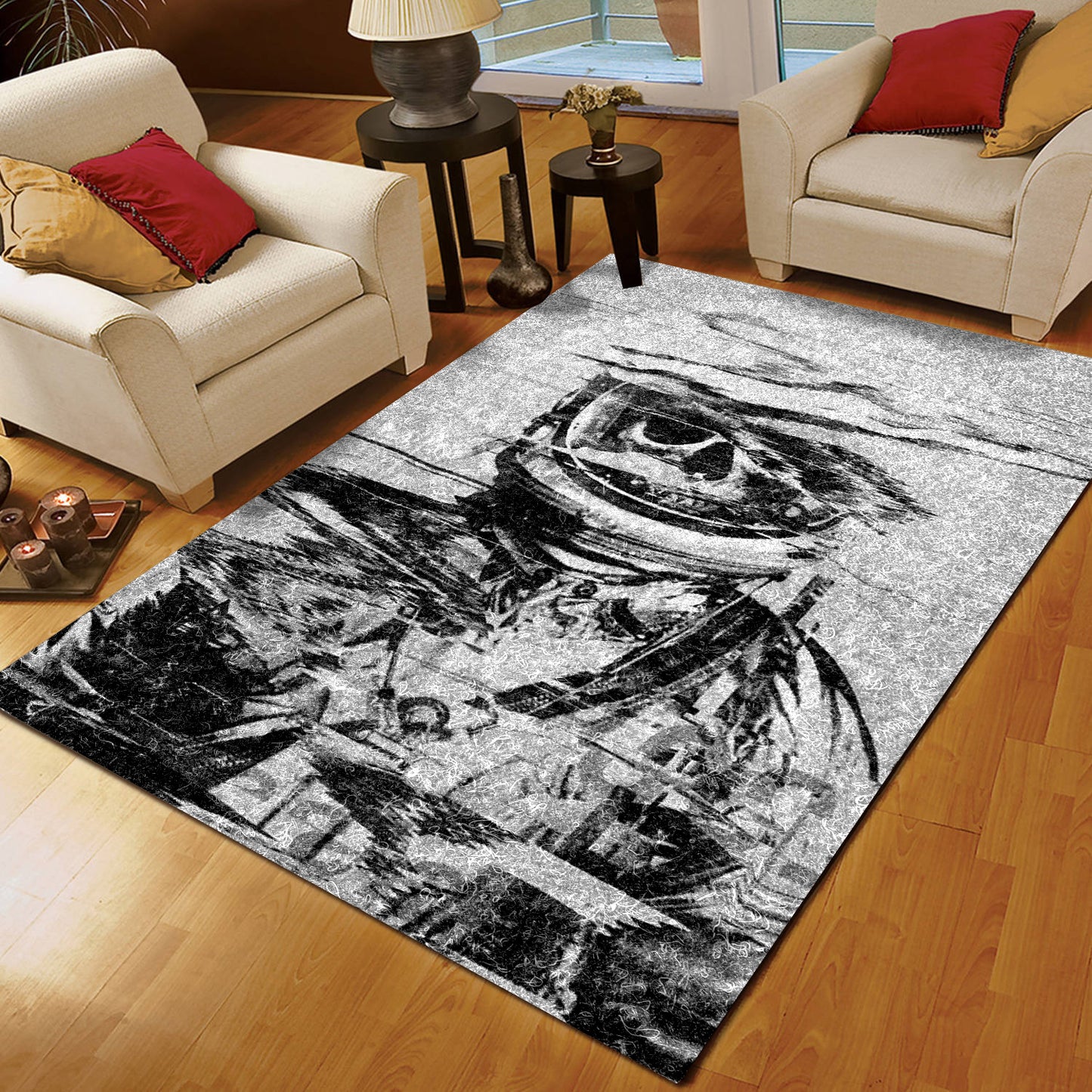 Skull Astronaut HM090885M Rug