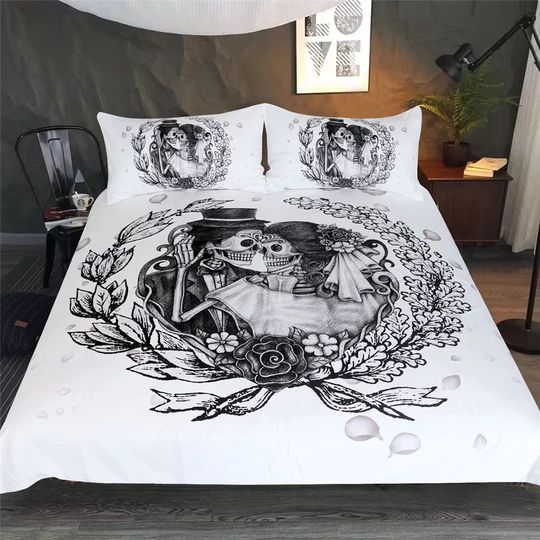 Skull Couple CLP0210115B Bedding Sets