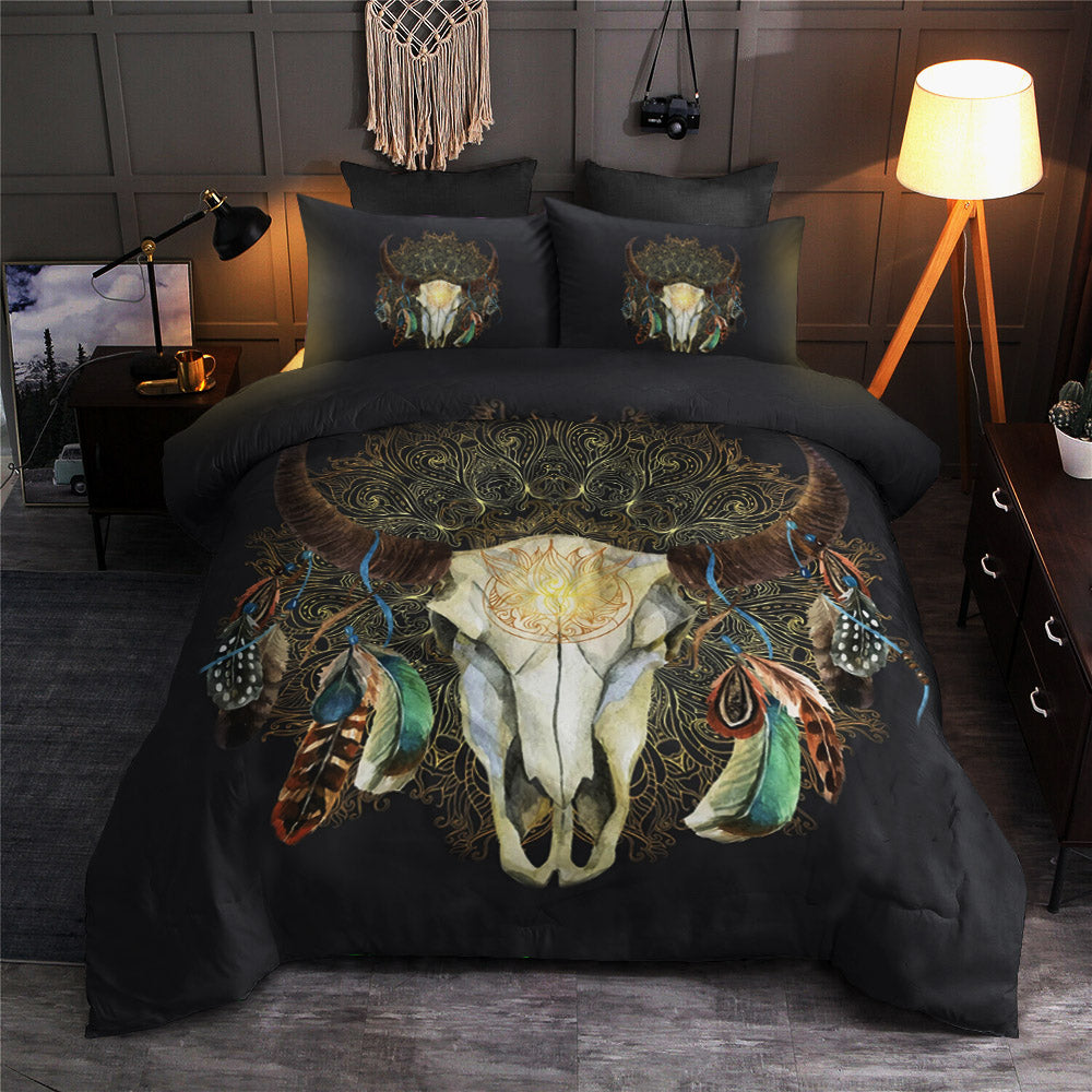 Skull Feathers CLA22100067B Bedding Sets