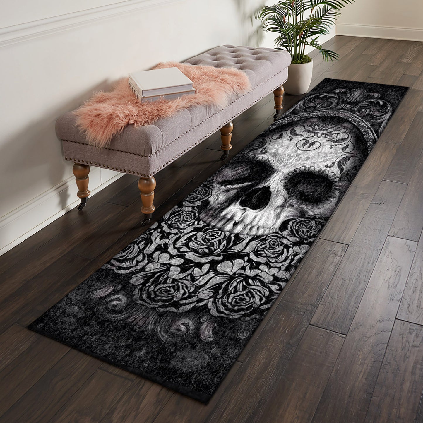 Skull HT031080N Runner Rug