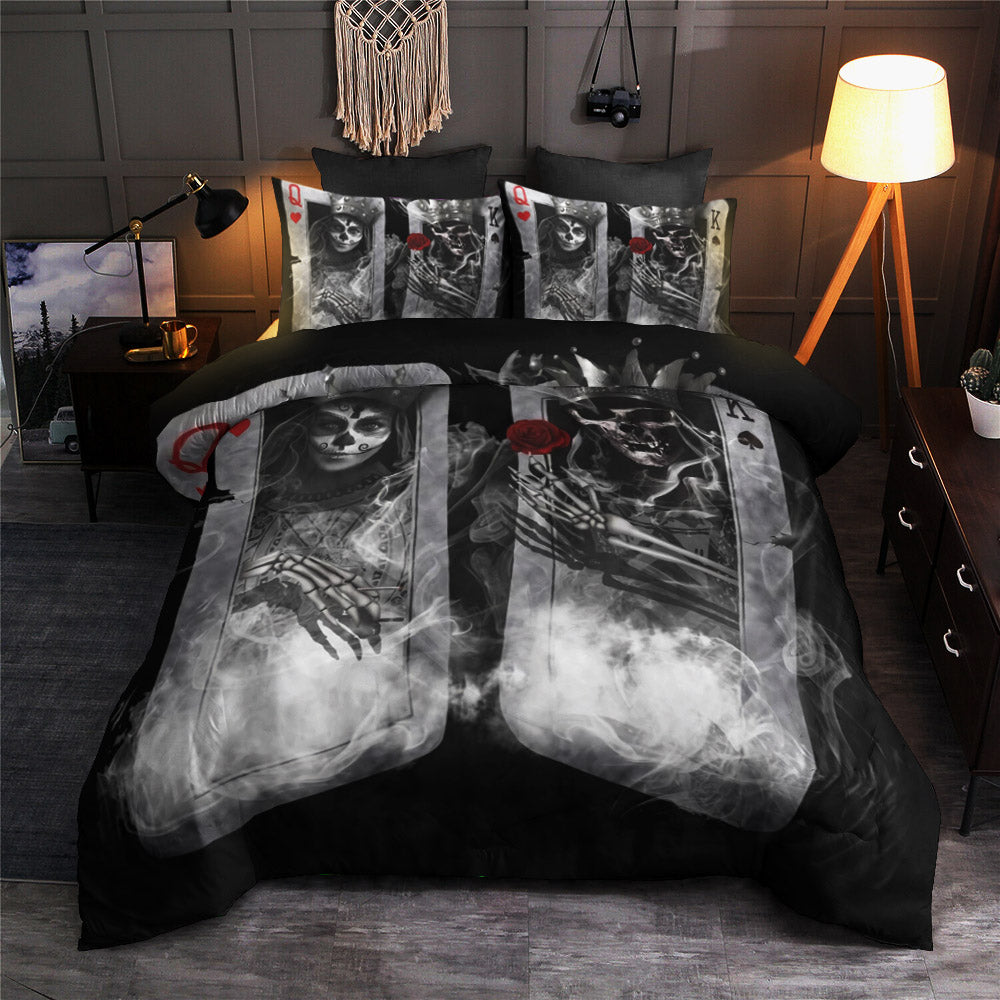Skull Poker 3D CLM0110293B Bedding Sets