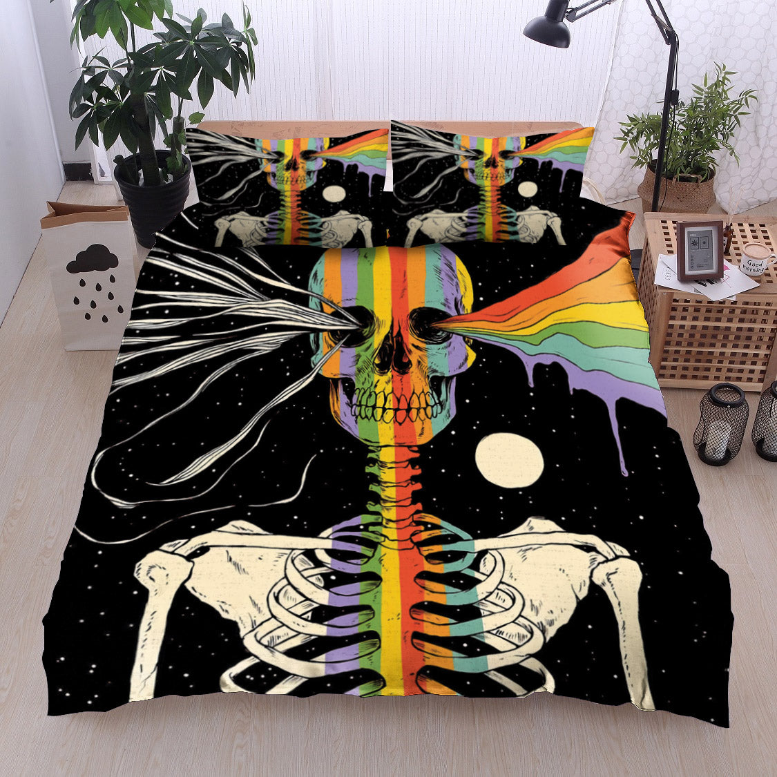 Skull Rainbow DN28100222B Bedding Sets