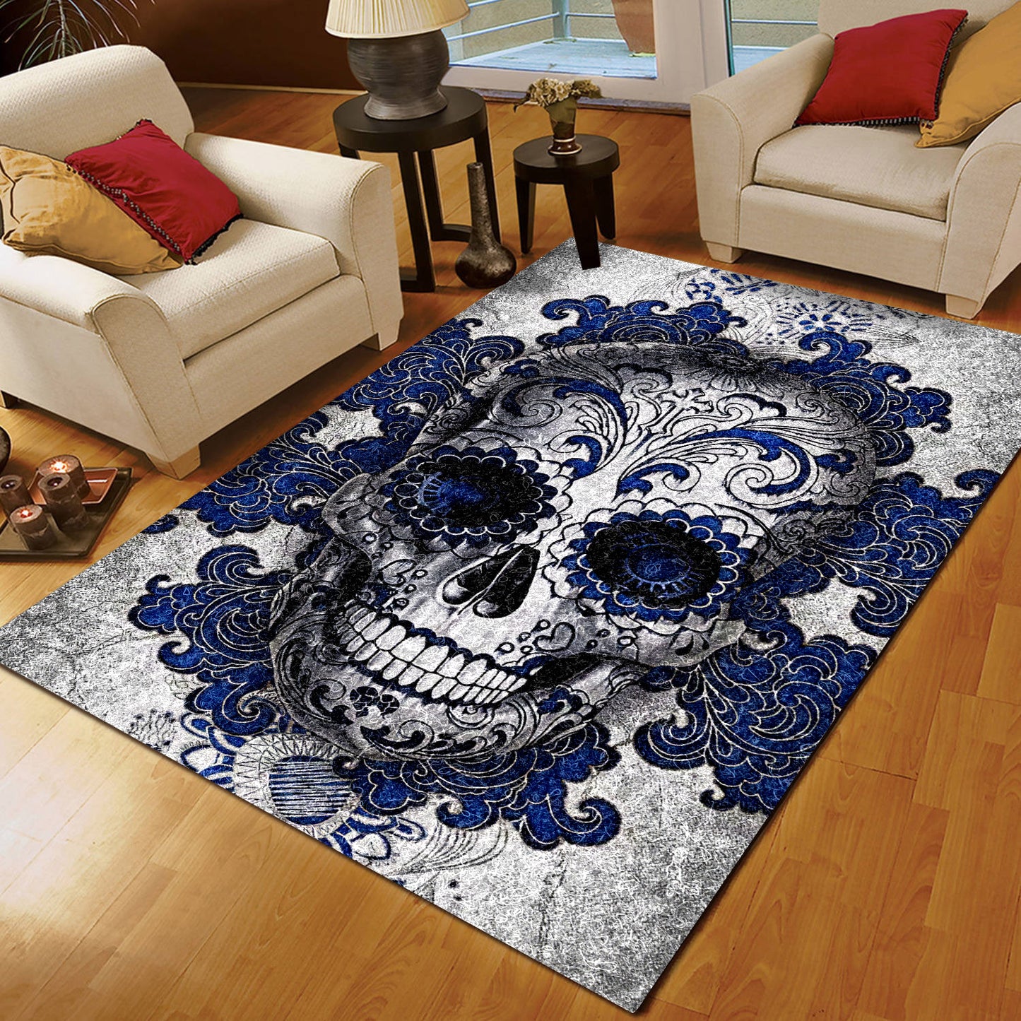 Skull TN090887M Rug