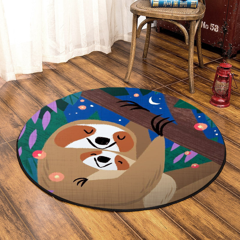 Sloth BL310735A Round Area Rug