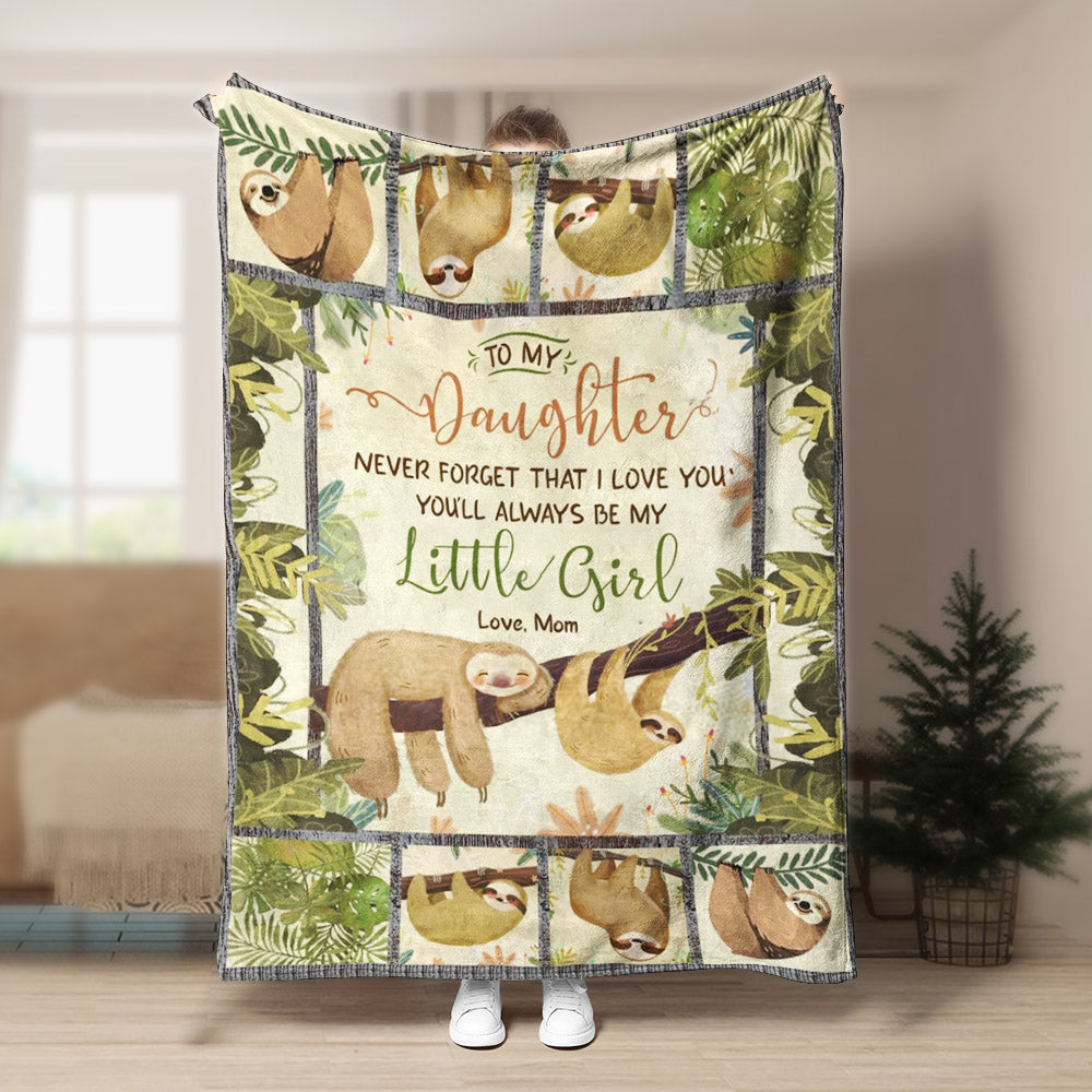 Sloth CL270853MDF Sherpa Fleece Blanket