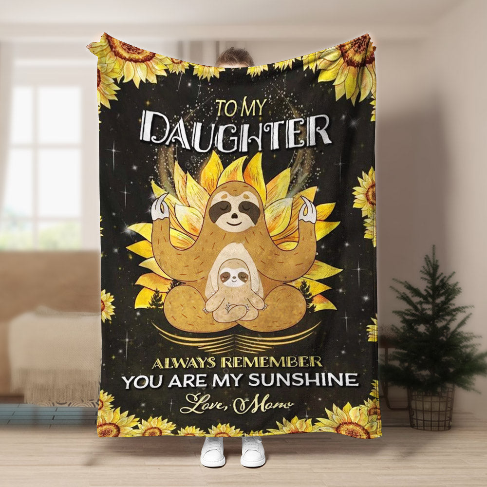 Sloth CL280848MDF Sherpa Fleece Blanket