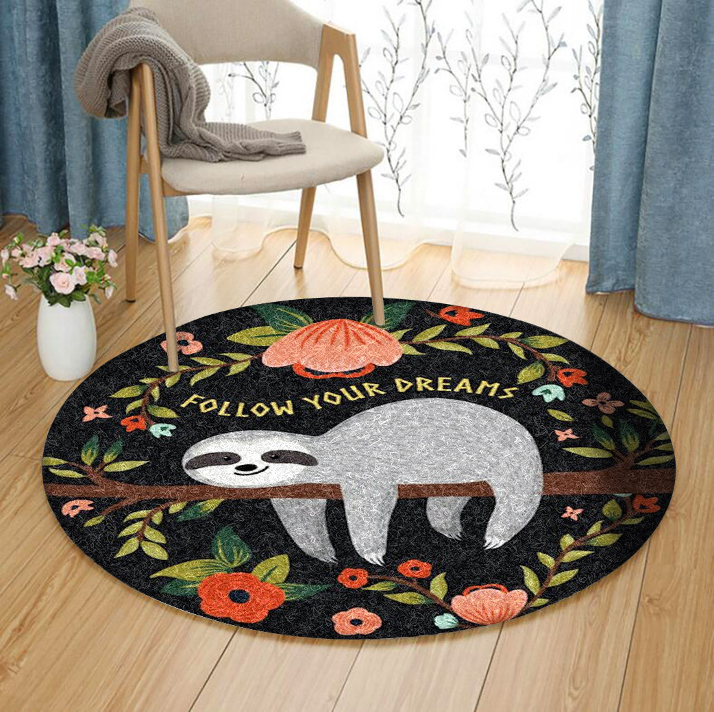 Sloth HM1010096TM Round Area Rug