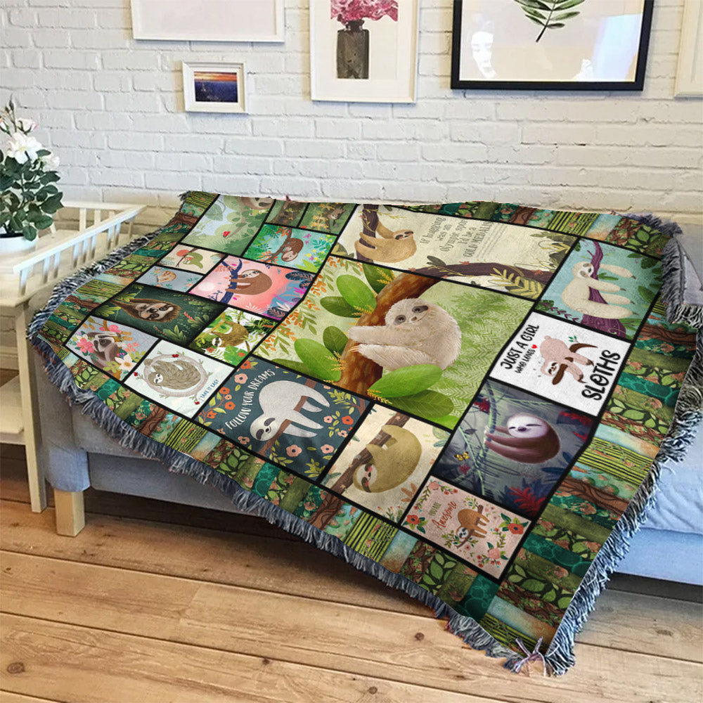 Sloth HN0110221S Throw Blankets For Sofa