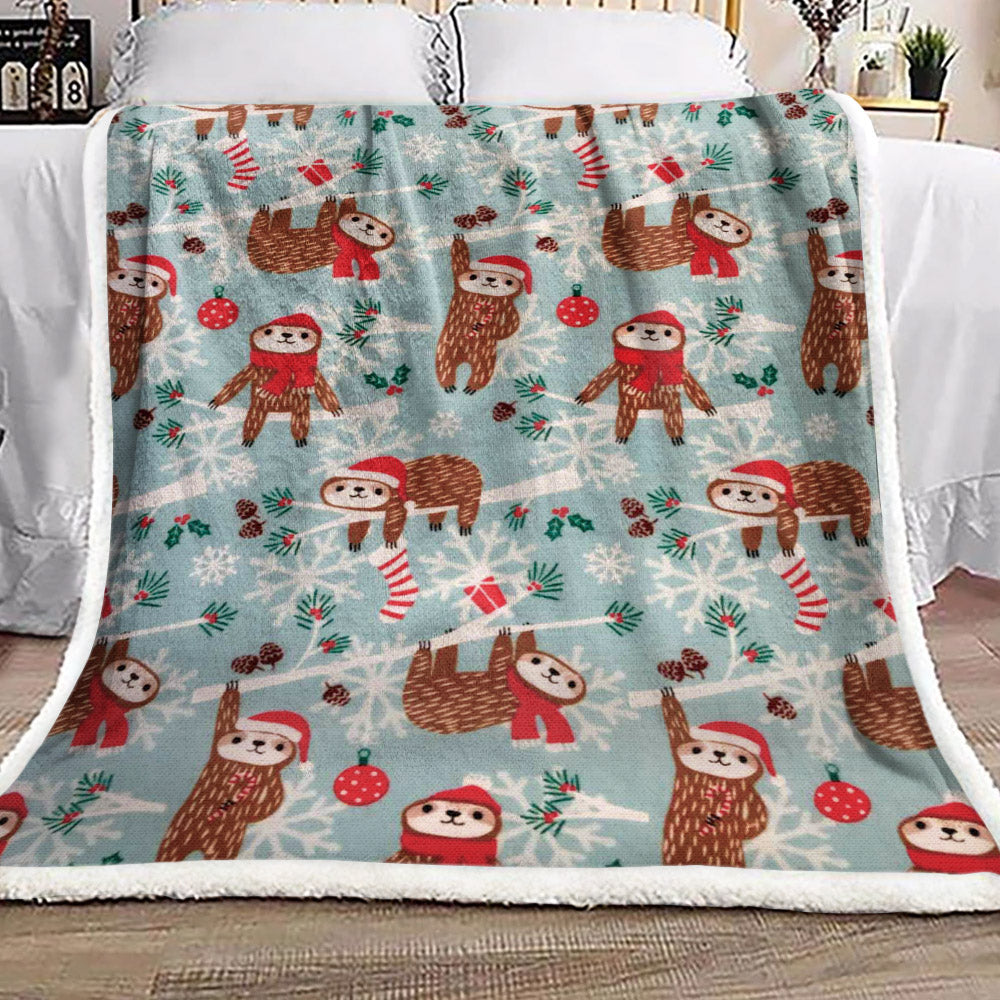 Sloth NP1411098F Sherpa Fleece Blanket