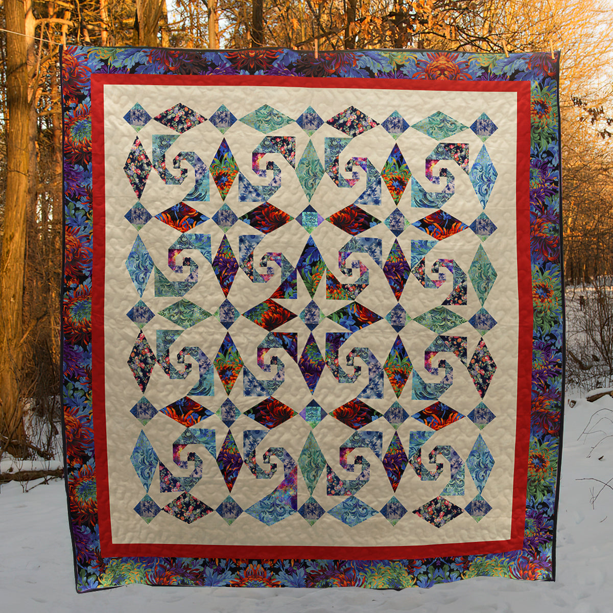 Snails Trails Quilt Blanket HM110703M