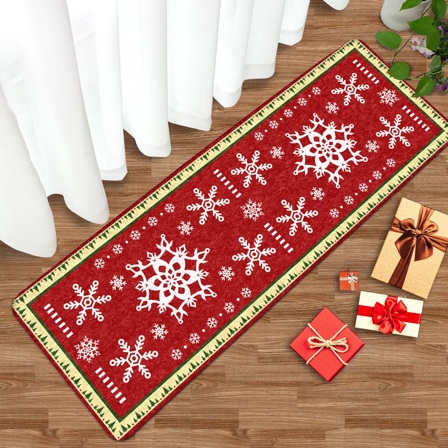 Snowflake HT3010043N Runner Rug