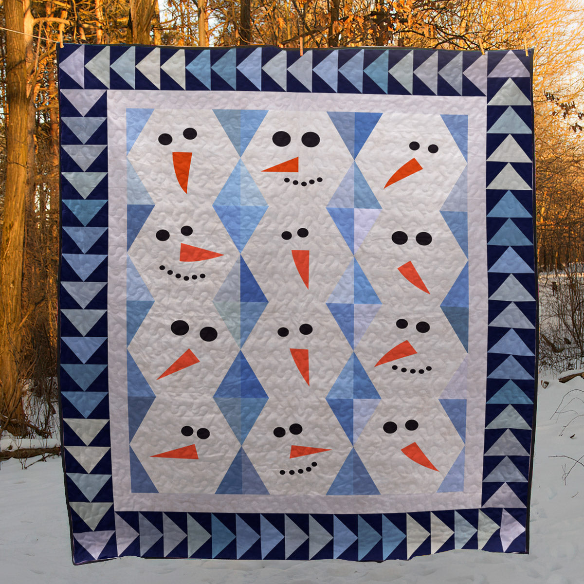 Snowman CLA11110950Q Quilt Blanket